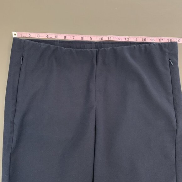 J Jill Womens 18P Pants Essential Cotton Stretch Ankle Navy Blue Pockets Stretch - Picture 11 of 15